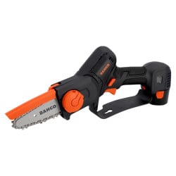 Tronçonneuse électrique compacte sans fil à batterie, 90 mm, 300 W, Bahco BCL104 avec 2 batteries, chargeur