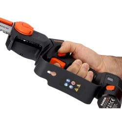 Tronçonneuse électrique compacte sans fil à batterie, 90 mm, 300 W, Bahco BCL104 avec 2 batteries, chargeur