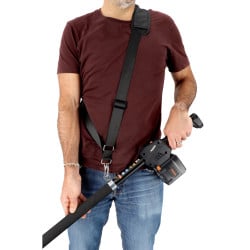 Elagueuse sur perche télescopique sans fil à batterie, 200 mm, 450-950 W, Bahco BCL108PS avec 2 batteries, chargeur