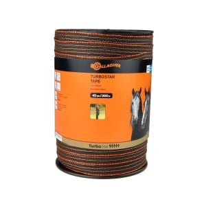 Ruban TurboStar 40 mm renforcé long. 200 m terra Gallagher