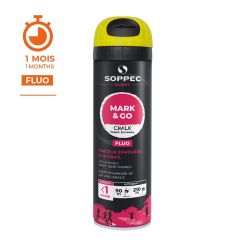 Bombe de peinture marquage temporaire Mark & Go 500 ml - 1 mois Soppec