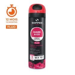 Bombe de peinture marquage temporaire Mark & Go 500 ml - 1 mois Soppec