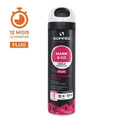 Bombe de peinture marquage temporaire Mark & Go 500 ml - 1 mois Soppec