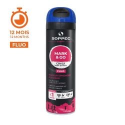Bombe de peinture marquage temporaire Mark & Go 500 ml - 1 mois Soppec