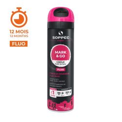 Bombe de peinture marquage temporaire Mark & Go 500 ml - 1 mois Soppec