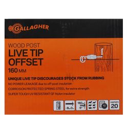 Isolateur à distance Live Tip Gallagher (20 unités)