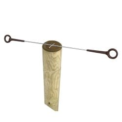 Double isolateur distance à anneau long. 80 cm Gallagher (5 unités)
