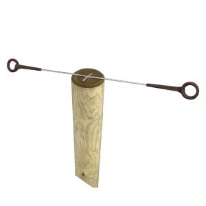 Double isolateur distance à anneau long. 80 cm Gallagher (5 unités)