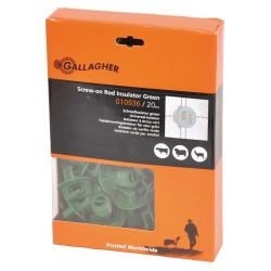 Isolateur à écrou vert diam. 8,5 - 13 mm Gallagher