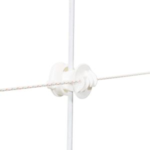Isolateur à écrou blanc diam. 6 - 14 mm Gallagher (10 unités)