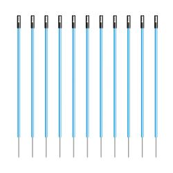 Piquet clôture électrique PVC bleu haut. 0,85 m + pointe 0,20 m Gallagher (10 unités)