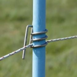 Piquet clôture électrique PVC bleu haut. 1,35 m + pointe 0,20 m Gallagher (10 unités)