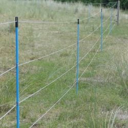 Piquet clôture électrique PVC bleu haut. 1,35 m + pointe 0,20 m Gallagher (10 unités)