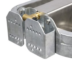 Abreuvoir inox double LAC 550 La Buvette