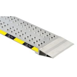 Rampe de chargement fixe aluminium 2,5 m, capacité chargement max. par paire 755 kg