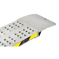 Rampe de chargement fixe aluminium 2,5 m, capacité chargement max. par paire 755 kg