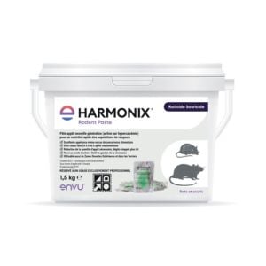 Rodenticide Harmonix Rodent Paste Envu - Sac 1,5 kg - Appât prêt à l’emploi