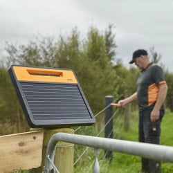 Électrificateur solaire S120li avec batterie batterie lithium (1,2 J - Solaire) Gallagher