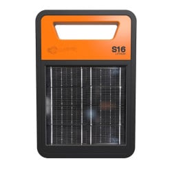 Électrificateur solaire S16li avec batterie lithium (0,16 J - Solaire) Gallagher