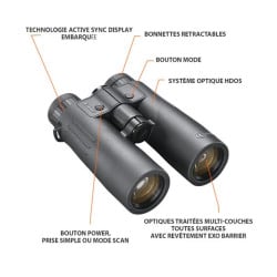 Jumelles télémétriques Bushnell Fusion X 10x42