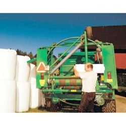 Film Enrubannage Topwrap Trioworld, 7 couches ULTRA PREMIUM, largeur 750mm, vert clair
