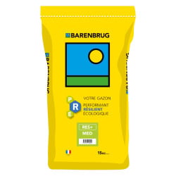 Gazon Barenbrug RES+ MED 15 kg - Conditions extrêmes piétinement & sécheresse