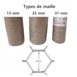 Grillage Triple Torsion 150 cm AGRILLAGE -  Longueur 50m