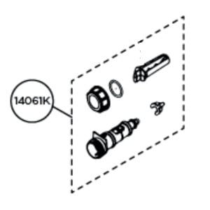 Kit Filtre +  Porte filtre + Bouchon vidange pour pulvérisateurs Pulmic Pegasus 35 & Industrial 35