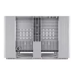Caisse palette SB3 ajourée PE gris-clair 1200x1000x790mm 3 semelles - 610 L Craemer