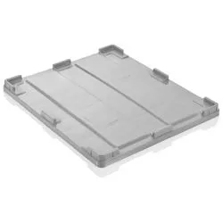 Couvercle 1200x1000mm PE gris-clair pour caisse palette SB3 Craemer