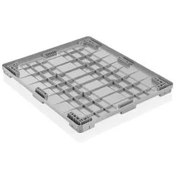 Couvercle 1200x1000mm PE gris-clair pour caisse palette SB3 Craemer