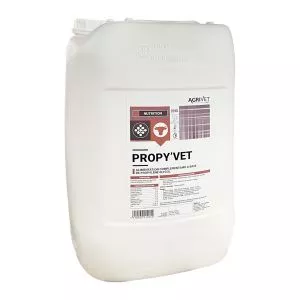 Aliment complémentaire bovins Propy'Vet- Equilibre énergétique à base de propylène glycol Agrivet - Bidon 25 kg