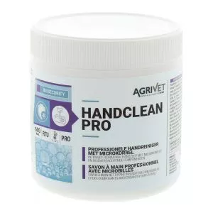 Savon à main professionnel avec micro billes Handclean Pro Agrivet - Pot 600 ml