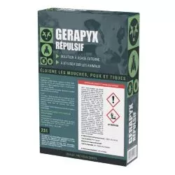 Répulsif mouches, poux et tiques Gérapyx UAB Armosa - Bidon 2,5 L