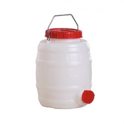 Tonnelet Cylindrique Qualité Alimentaire sans Robinet 10 à 50 L