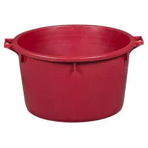 Bac Alimentaire Multi-Usages couleur Lie de Vin 110 L avec 2 poignées externes