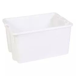 Caisse Alimentaire rectangulaire empliable emboitable 90 L