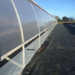 Bavette habillage Agrithermic Cristal, dim. 1,4 x 15 m