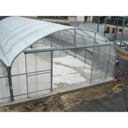 Serre tunnel Pro-Ser Axame, 6 x 6 m, pieds droits AXAMPRO66PEPRPC