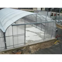 Serre tunnel Pro-Ser Axame, 8 x 20 m, pieds droits AXAMPRO820PEPCPCALE