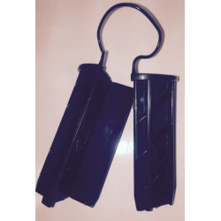 Platine de Fixation sur Muret Autobloquante pour Piquet T30 Verte