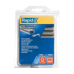 Agrafes Rapid VR22 Galva (x1100) pour pince Rapid FP20 ou FP222