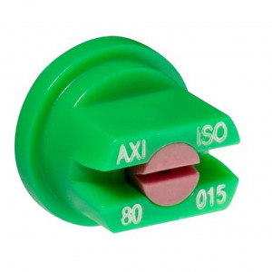 Buse AXI 80° standard ou Fast-Cap Albuz à fente à grand champ de pression - Verte