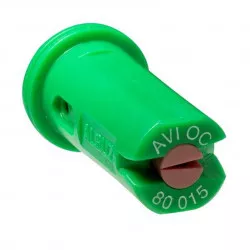 Buse AVI OC 80° standard ou FAST-CAP Albuz bout de rampe à aspiration d'air - Verte
