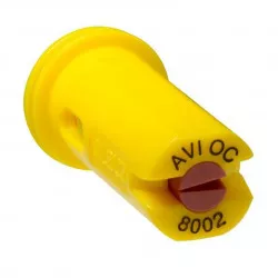 Buse AVI OC 80° standrd ou FAST-CAP Albuz bout de rampe à aspiration d'air - Jaune