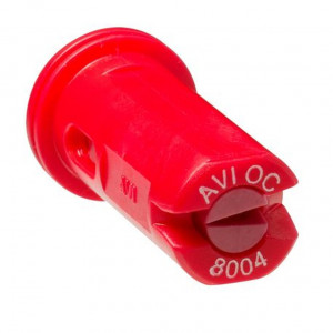 Buse AVI OC 80° standard ou FAST-CAP Albuz bout de rampe à aspiration d'air - Rouge