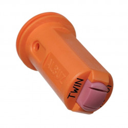 Buse AVI TWIN 110° standard ou FAST-CAP Albuz à double fente anti-dérive - Orange
