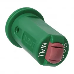 Buse AVI TWIN 110° standard ou FAST-CAP Albuz à double fente anti-dérive - Verte