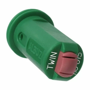 Buse AVI TWIN 110° standard ou FAST-CAP Albuz à double fente anti-dérive - Verte