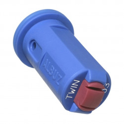 Buse AVI TWIN 110° standard ou FAST-CAP Albuz à double fente anti-dérive - Bleue